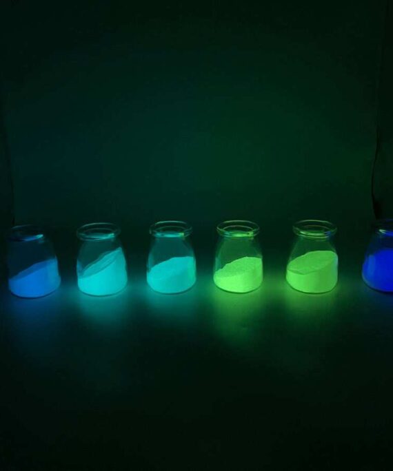 Glow White to Blue Night Glow Pigment Powder