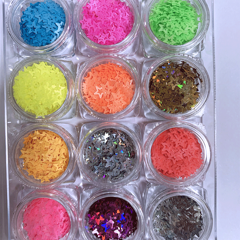 Polyester Decoration-style Bulk Chunky Glitter Set - Image 4