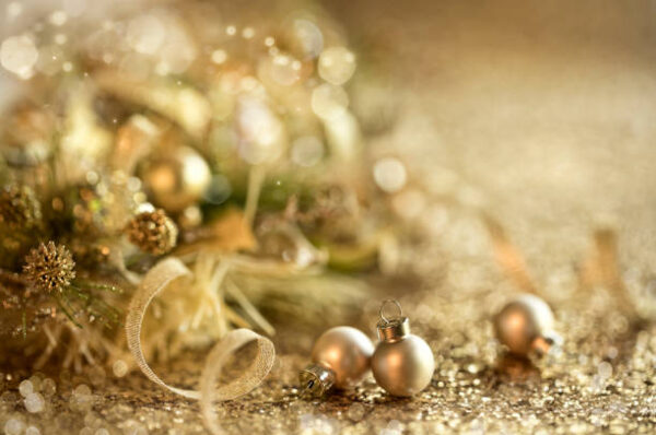 Christmas Gold glitter