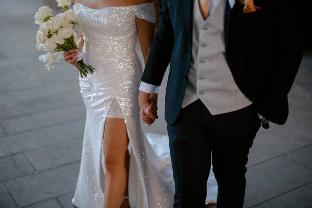 wedding gown glitter powder