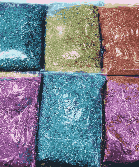 holographic glitter powders