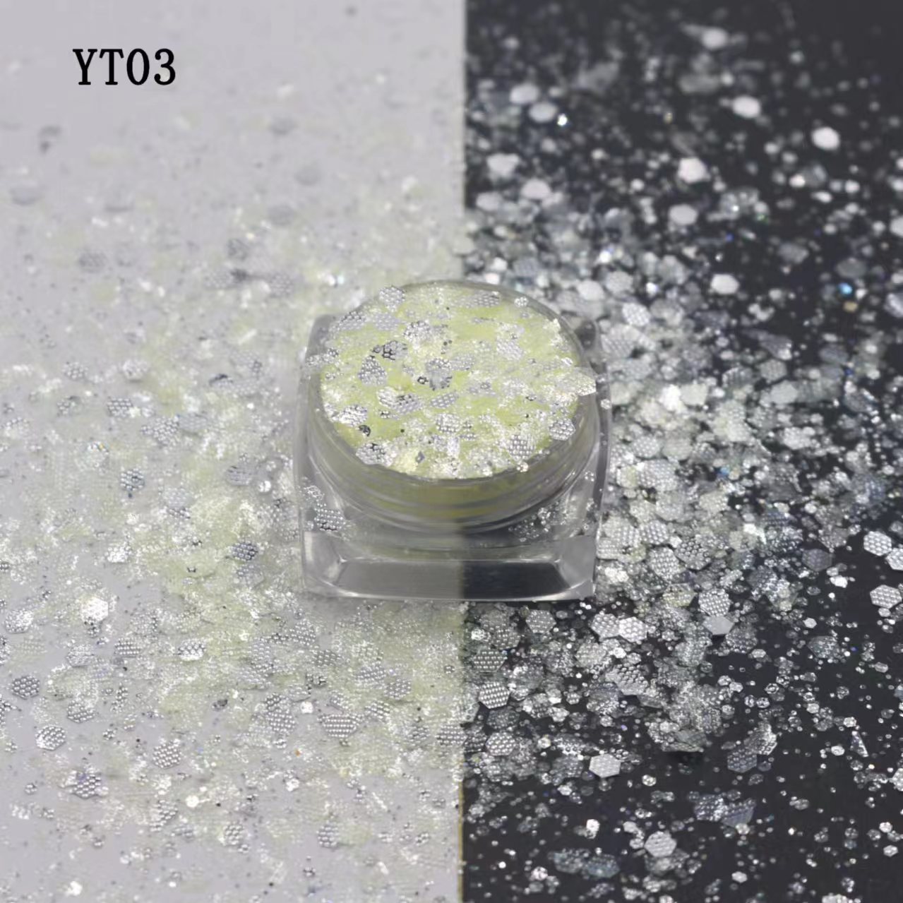 Wholesale 12 Colors Bulk Chunky Mix Glitter Powder - Image 3