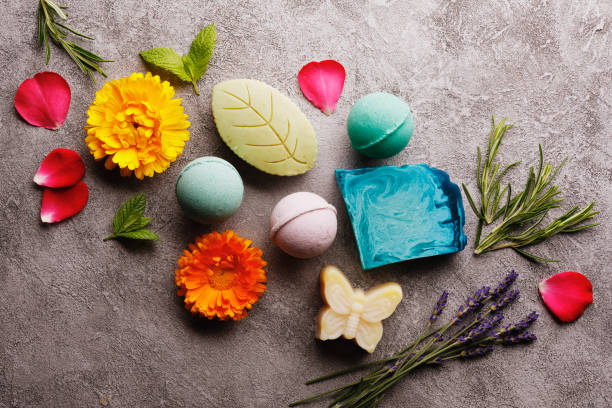 Bath Bombs with mica powder